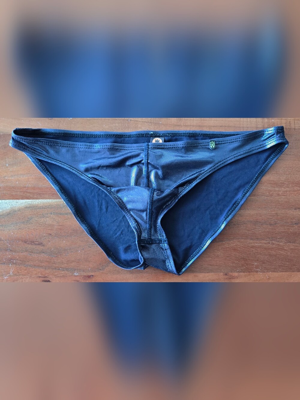 Men's Shiny Bikini Briefs